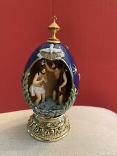 House of Faberge” The Baptism” The Franklin Mint Life of Christ Egg picture