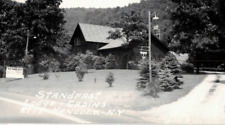 C.1910 RPPC Standfast Lodge Cabins Route 17 Hancock, NY Real Photo Postcard Vtg picture