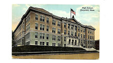 Haverhill MA Postcard High School Massachusetts c1913 picture
