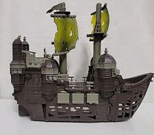 Pirates Of The Caribbean Flying Dutchman Toy Ship with Figurines & Harpoon Raft picture