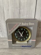 Vintage Westclox Baby Ben Springwound Alarm Clock Illuminated Dial And Hands 70s picture