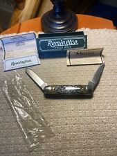 2005 Remington Bullet Maverick Knife BONE Muskrat Moose R4353B + Box Papers picture