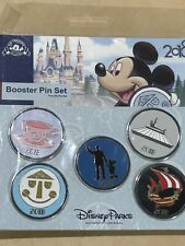 Disney Parks 2018 Booster Pack Pin Set Of 5 Attractions - NEW And Sealed picture