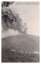 Vintage Post card Unposted Mount Vesuvius 1906 Eruption  picture