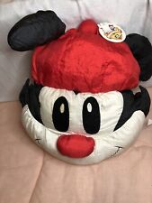 Vintage Animaniacs Wakko Pillow 1993 16” Stuffed Animal Head With Tags Read Desc picture
