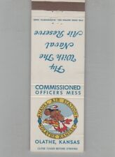 Matchbook Cover Naval Air Station - Olathe, KS  NAS picture