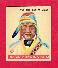 1933 R73 Goudey Indian Gum Card #193 - Series of 312 - YO-HO-LO-MICCO - RARE picture