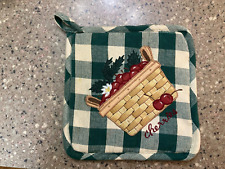 LONGABERGER  BASKET OF CHERRIES POT HOLDER FROM THE HOMESTEAD picture