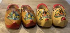 2 Pairs Wooden Dutch Shoes- Mini’s- From Holland picture