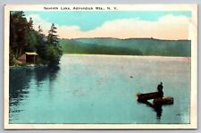 Seventh Lake, Adirondacks NY Vintage Postcard picture