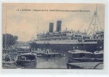 Viet-Nam - SAIGON - Departure of the S.S. Porthos of Messageries Maritimes - A S picture