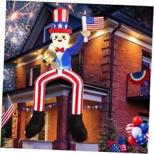 OurWarm 8FT Patriotic Independence Day 4th of July Inflatables Outdoor  picture