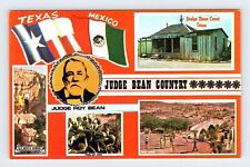 Judge Roy Bean Country Langtry Texas Unused Vintage Postcard 5A10 picture