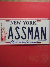 MICHAEL RICHARDS SIGNED ASSMAN SEINFELD LICENSE PLATE. picture