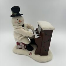 2005 Hallmark Jingle Pals Plush Piano Playing Singing Snowman - Works Great picture