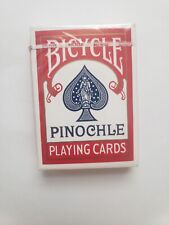 Vintage Bicycle Pinochle Playing Cards #48 Deck Red U.S. Playing Card Company picture
