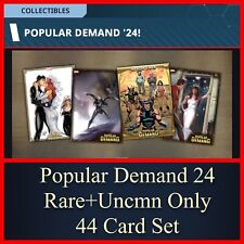 POPULAR DEMAND ‘24 RARE+UNCMN ONLY  44 CARD SET-TOPPS MARVEL COLLECT picture