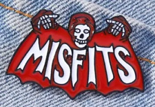 MISFITS enamel pin - punk rock music -   picture