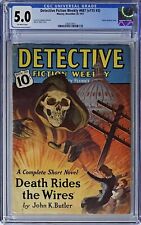 Detective Fiction Weekly Pulp #687  November 1937 CGC 5.0 Classic Skull Cover picture