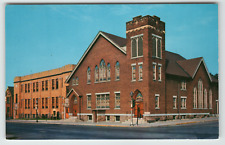 Postcard Chrome First Evangelical United Brethren Church in Tyrone, PA. picture