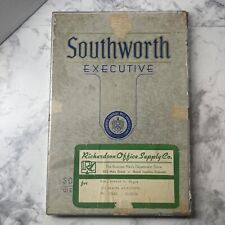 Vintage Southworth Executive Paper Permanent Record Open box picture