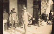 Rare RPPC Mexican Revolution War General Huerta Provisional President Photo 1913 picture