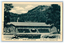 c1940's Gorham Chalet Silver Gate Montana MT Vintage Unposted Postcard picture