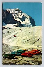 Snowmobiles The Ice Taxis, Transportation, Vintage Postcard picture