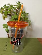 Rare NIKE JUST DO IT Logo Tumblers Drink Employee Only. picture