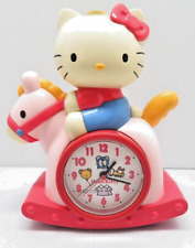 Sanrio Hello Kitty Talking Alarm Clock Riding Horse Retro Rare Vintage Japan picture