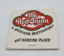The Red Onion California Mexican Restaurant & Dancing Place FULL Matchbook picture