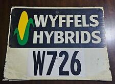 Vintage Wyffels Hybrids W726 Corn Agriculture Corriboard Seed Sign 18