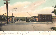Postcard 1907 PA Pennsylvania Shamokin Market Street picture