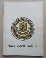 Vintage 1971 Wake Forest University WFU New Student Register picture