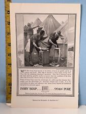 1915 Ivory Soap WWI Scene & Mi Choice Chocolates Print Advertisement picture