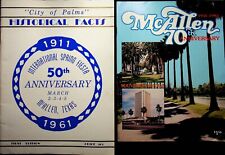 50th & 70th ANNIVERSARY MCALLEN TEXAS INTERNATIONAL SPRING FIESTA BOOKLETS -E7-L picture