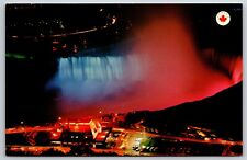 Postcard Canada Niagara Falls Night View picture