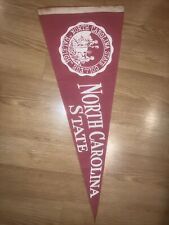 1950's  NORTH CAROLINA STATE   Pennant  The Wolfpack of Raleigh, N.C. Damaged picture