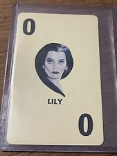 RARE VINTAGE 1964 MILTON BRADLEY MUNSTERS LILY CARD GAME ROOKIE PLAYING CARD picture