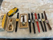Vintage Watch Lot Of 9 Fossil Lorus Lion King Mickey Mouse Toy Story Buzz Plus picture