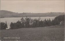 West Glover, VT - Parker Pond postcard  - from Barton Vermont, vintage landscape picture