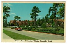 1956 University of Florida Campus Scene Unposted Curt Teich Vintage Postcard picture