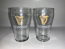 Guinness Tasting Flight Glass Set of 2 VERY RARE 7oz Mini Pint Glasses picture