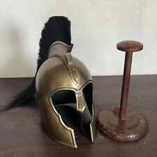 Troy Achilles Helmet Trojan Helmet for Role Play with Free Display Stand Gift picture