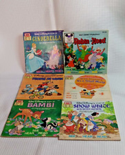 Assorted 6 Walt Disney Disneyland read along books picture