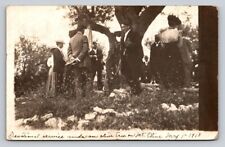 May 1st RPPC Devotional Service Outdoors Mt Olive  Real Photo Illinois P673 picture
