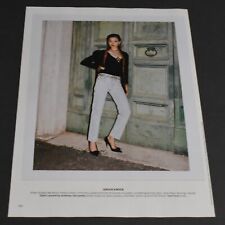 2000's Print Ad Sexy Heels Long Legs Fashion Lady Brunette Yves Saint Laurent picture
