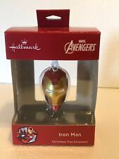NIB Hallmark Christmas Ornament Marvel Avengers Iron Man Mask 2.25 x 1.25