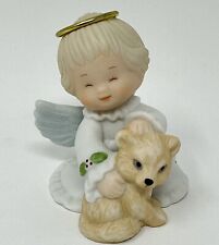 Enesco Ruth Morehead Holly Babes 1997 Angel w/ Tiger Cub picture