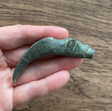 MEDIEVAL. 15TH CENTURY. BRONZE DOG’S HEAD SPOUT FROM A LAVER VESSEL. picture